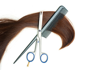 Image showing Haircutting tools