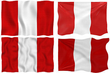 Image showing Flag of Peru,