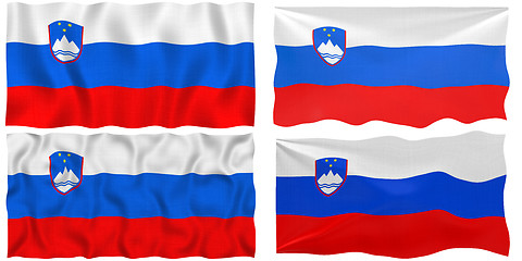 Image showing Flag of Slovenia