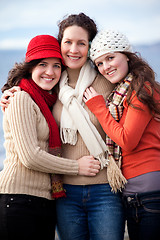 Image showing Mother and daughters