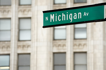 Image showing Michigan Ave