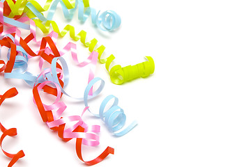 Image showing Colorful ribbons