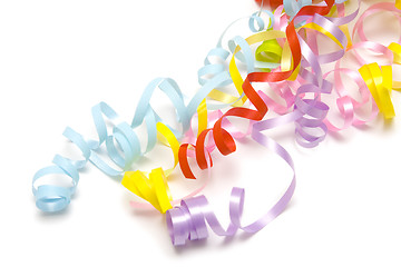 Image showing Colorful ribbons