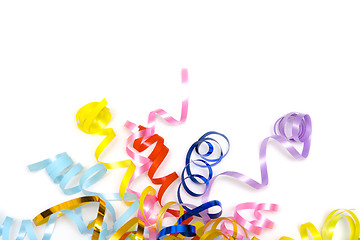 Image showing Colorful ribbons