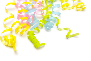 Image showing Colorful ribbons