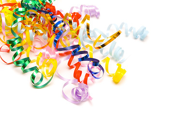 Image showing Colorful ribbons