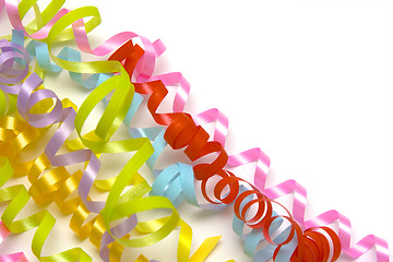 Image showing Colorful ribbons