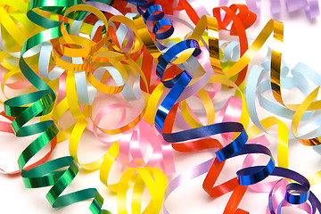 Image showing Colorful ribbons