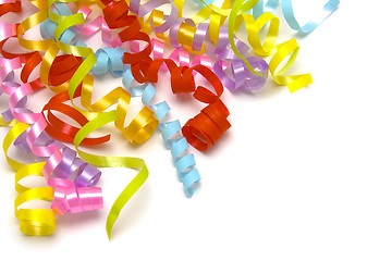 Image showing Colorful ribbons