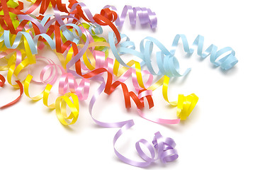 Image showing Colorful ribbons