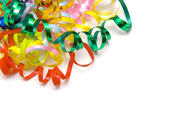 Image showing Colorful ribbons