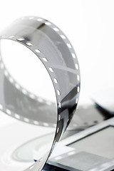 Image showing negative film strip, dia and cd