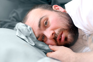 Image showing Sick In Bed