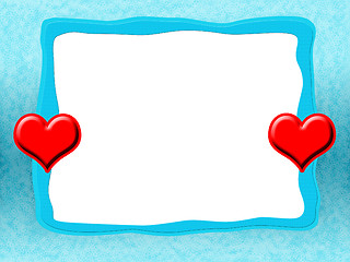 Image showing Icy Love Frame