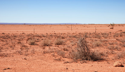 Image showing australian red desert
