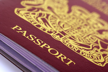 Image showing british passport