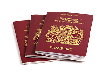 Image showing british passport