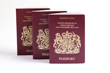 Image showing british passport