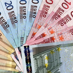 Image showing Euro notes