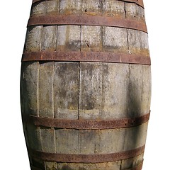 Image showing Wooden barrel cask