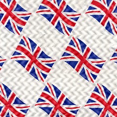 Image showing UK Flag background