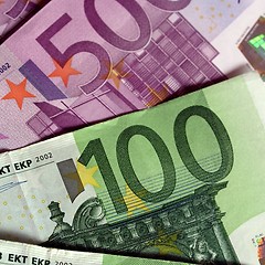 Image showing Euro notes