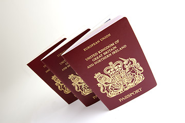 Image showing british passport