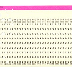 Image showing Punched card