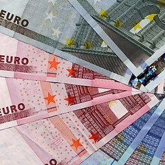 Image showing Euro notes