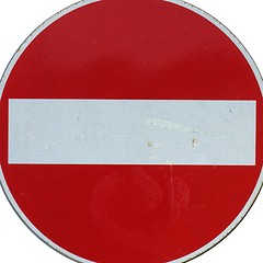 Image showing No entry sign