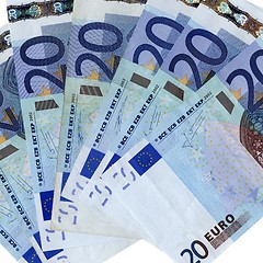 Image showing Euro notes