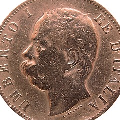 Image showing Italian coin