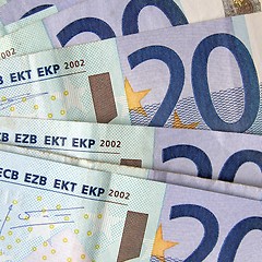 Image showing Euro notes