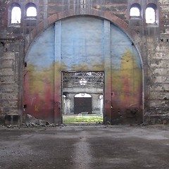 Image showing Abandoned factory