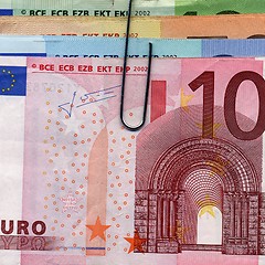 Image showing Euro notes