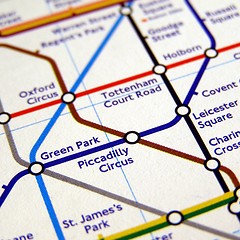 Image showing Tube map of London underground