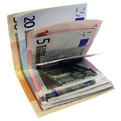 Image showing Euro notes