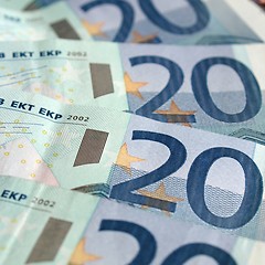 Image showing Euro notes