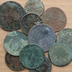 Image showing Ancient coins