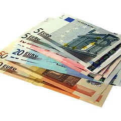 Image showing Euro notes