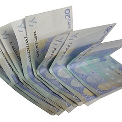 Image showing Euro notes