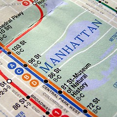 Image showing New York subway map