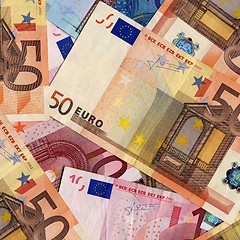 Image showing Euro notes