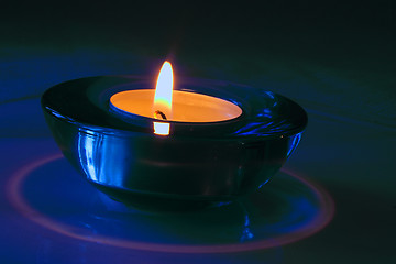 Image showing candle in a holder