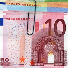 Image showing Euro notes