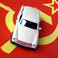 Image showing Vintage trabant car model