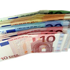 Image showing Euro notes