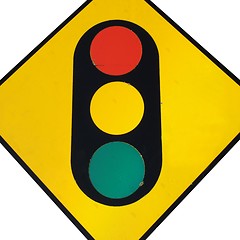 Image showing Traffic light sign