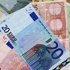 Image showing Euro notes