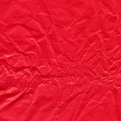 Image showing Red rippled paper